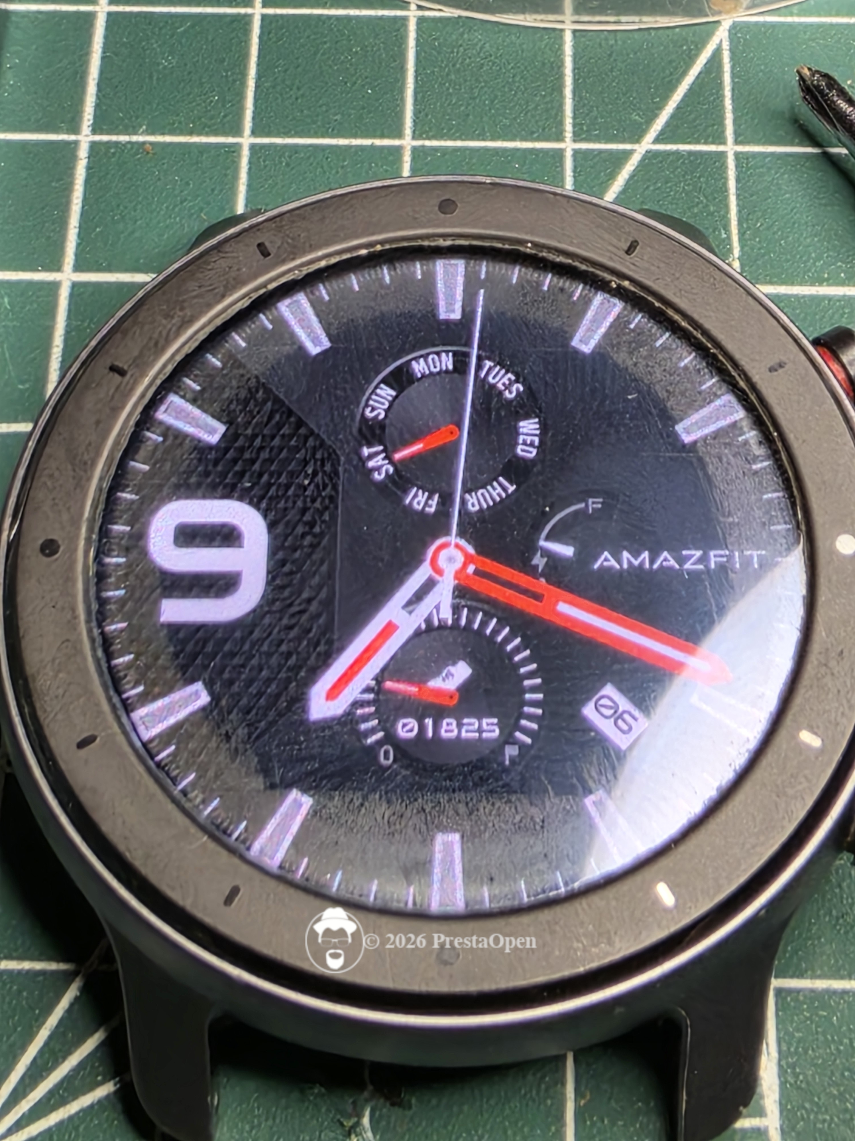 Montre Amazfit GTR redémarrée Montre Amazfit GTR redémarrée