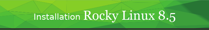 Installation Rocky Linux 8.5
